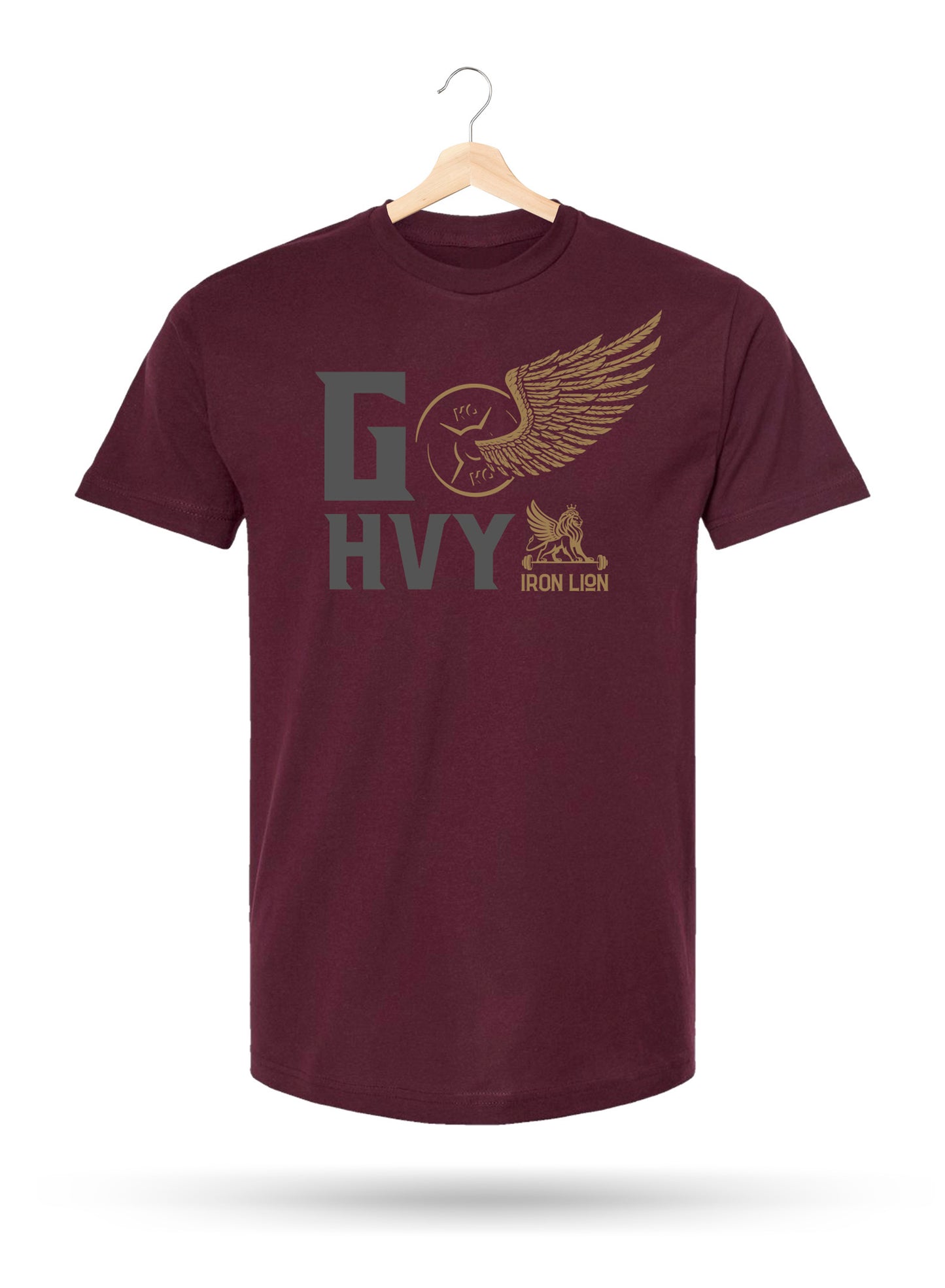 Go Hvy Unisex Tee (Burgundy)